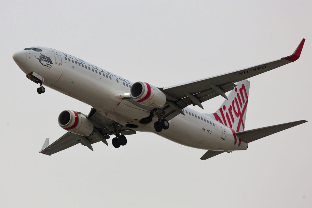 Virgin Australia Boenig Airplane Jet