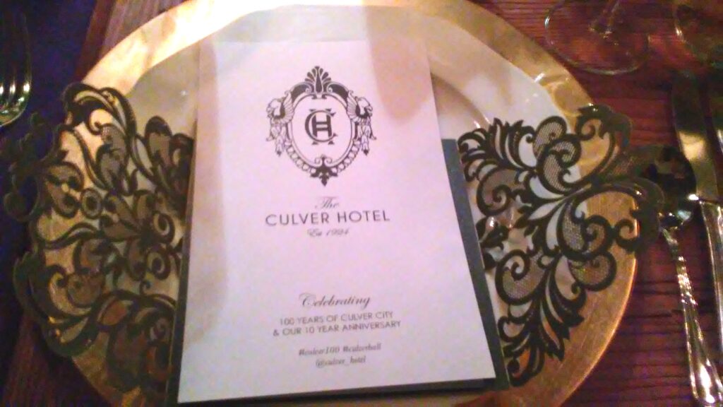 Invitation to Culver City Hotel annual Masquerade Ball