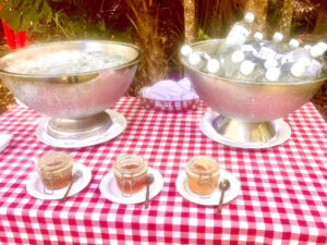 Water Bottles in Bucket and Ice as part of a Honey Tasting