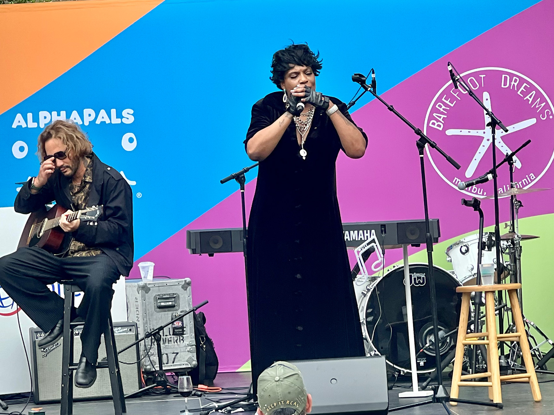 Macy Gray performs at the Malibu Family Smile Fest