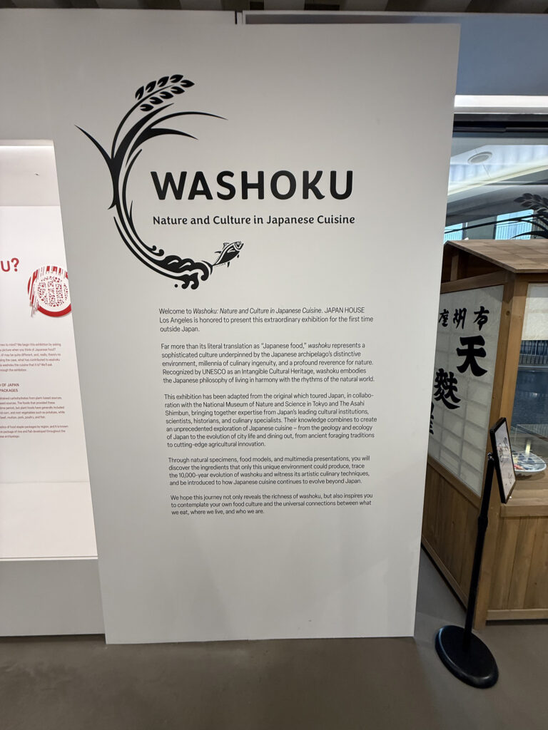 Washoku Nature and Culture in Japanese Cuisine sign