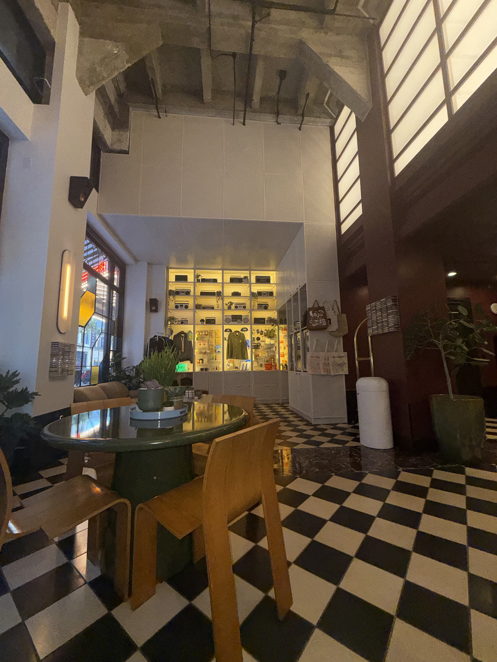 Lobby and Goodie Shop area of the Stile Hotel
